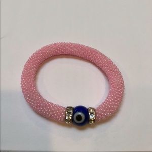 Evil eye stretchy bracelet